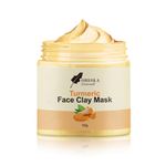 Turmeric Clay Face Mask Exfoliating, Deep Cleansing, Brighten and Purifying Mask 120g Ideal For all Skin Types