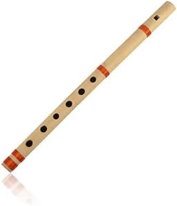 Unique idées de cadeau d'anniversaire 35,6 cm authentique indien en bois Flûte de bambou en "B" principales Fipple Enregistreur Instrument à vent en bois traditionnel Bansurî fait main cadeaux