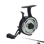 Fishing Reels, 100 Meters Baitcasting Reel, Right Left Hand Fish Spinning Reel, Reliable Steelheaad Reel, Fishing Spooling Accessories for Ice Fishing, Fly Fishing, Sea Fishing, Kayak Fishing