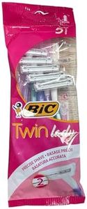 BIC Twin Lady Disposables Women's Razors - Pack of 5 Shavers