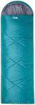 Mountain Warehouse Summit 250 Sleeping Bag - 3/4 Season Insulated & Mummy Shaped Bag - For Spring Summer, Camping & Trekking Petrol Blue Left Handed Zip - Regular Length (200cm)