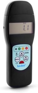 hedue® Feuchtigkeitsmessgerät C036 - Feuchtemesser für Hölzer & Baustoffe zwischen 200-3000 kg/m³, Holzfeuchtemessgerät, Feuchtigkeitsmessgerät Holz