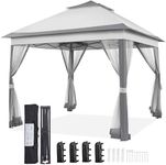 Yaheetech Pop Up Gazebo w/Sides, 3.