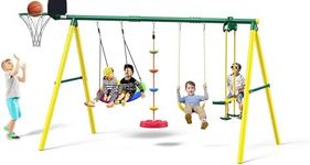 Osoeri Swing Sets for Backyard, 5-i