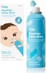Frida Baby Saline Rinse for Baby & Toddler, Instant Congestion Relief & Allergy Relief, Flush Out Allergens, Mucus, Pollen, Dust, Safe for Daily Use