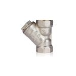 VENUS 3" Brass Y Strainer | Inline Filter for Water Pipeline | Corrosion Resistant | High Pressure Resistance | Threaded Connection | Easy Cleaning Mesh Filter | Industrial & Domestic Use
