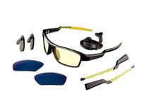 GUNNAR Gaming and Computer Eyewear - Lightning Bolt 360, 6 Siege edition, Lens Tint: Amber (Blocks 65% Blue Light & 100% UV Light) - Blue Light Glasses - Patented lens- Next Generation Esports Glasses