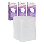 HEALQU 600 Gauze Pads 4x4" - Soft Non-Woven 4-Ply Gauze Pads for Tooth Extractions, and Dental Procedures - Non-Sterile Square Gauze Sponges for First Aid, Surgical, & Wound Dressing (3 Packs of 200)