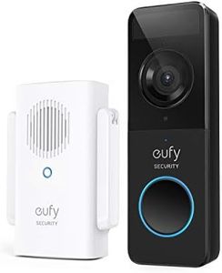 eufy Security, Video Doorbell (Battery-Powered) with Chime, 1080p, 120-Day Battery Life, Easy Installation, Encrypted Local Storage, No Monthly Fees (Requires Micro-SD Card)