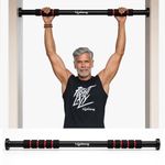 Lifelong Pull Up Bar for Home Kids| Adjustable 62–100 cm Doorway PullUp Bar For Home Gym Equipment |No Screw Pull Up Bar Door Mounted |100kg Capacity, Anti-Slip Lock, Foam Grip Handles |Gym Equipment for Home Workout
