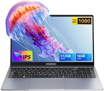ACEMAGIC Laptop,15.6 Inch FHD With Metal Case,Quad-Core 12th Alder Lake N97 Processor(up to 3.6 GHz) beat N4020/N5095,16 GB RAM 512 GB SSD Laptop,BT5.0,2.4G/5G WiFi,USB 3.2,HDMI and Type C