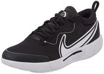 Nike Men's court Zoom Pro Trainers, Black White, 5.5 UK