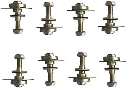 AuRiver 8 PCS Furniture Rocking Chair Bearing Connecting Piece Rocking Chair Bearing Screws Bolts Kits Furniture Connecting Accessories (M8 x 45mm)