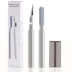 Electight 3-in-1 Cleaning Kit for AirPods, Airpod Cleaner, Multifunctional Cleaning Pen with Soft Brush, Sponge, Metal Tip, Earphone Cleaner Kit for AirPods, Earbuds, Earphone Case, Keyboards