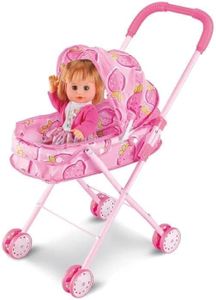 CHEENNY 6 Inch Baby Doll Stroller Toy for Kids Big Size Baby Doll Fun Vehicle Play Set for Babies Infants Toddlers Girls Kids-2024