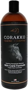 Corakko - Horse Shampoo - Premium Therapeutic Skin Care Formula - Nano-Copper Technology - Leaving Coat Conditioned & Protected Against Itching, Bites, & Preventing Skin Ailments - 32oz