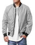 COOFANDY Men Bomber Jackets Lightweight Windbreaker Jacket Casual Softshell Flight Fashion Winter Fall Coat with Pockets