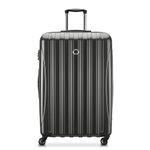 DELSEY PARIS Helium Aero Hardside Expandable Luggage with Spinner Wheels, Brushed Charcoal, Checked-Large 29 Inch, Helium Aero Hardside Expandable Luggage with Spinner Wheels