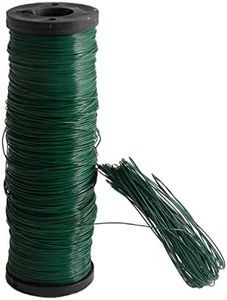 Royal Imports Bulk Green Paddle Wire Spool 250 YD roll, 26 Gauge, Floral Arrangements, Florist Supplies, Jewelry, Gift, Crafts, Wreath Making, Flower Garland, Plant Stem Garden Ties, Bouquet Bind Wrap