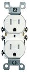 Leviton T5320-WMP 15 Amp 125V Tamper Resistant Duplex Receptacle (10 Pack), White