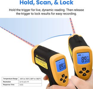 Etekcity Lasergrip 800 Infrared Thermometer – Non-Contact Digital Temperature Gun