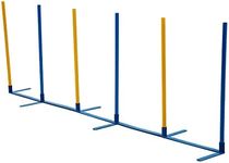 Dog Training Practice Weave Poles Agility Post Set with Carrying Case Pet Outdoor Toys