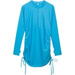 SwimZip Womens Swimsuit Swim Dress Cover Up UPF 50+ Turquoise XS