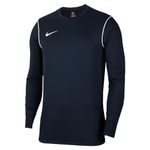 NIKE Boy's Y Nk Dry Park20 Crew Top Sweatshirt, Obsidian/White/White, XL