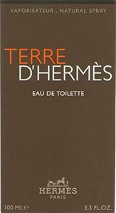 Hermes Terre d'Hermes Eau de Toilette Spray for Men, 100ml, edt spray