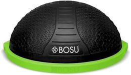 Bosu NEXGEN Balance Strength Trainer, Multi-Functional 26" Exercise Ball, Home Gym Equipment for Full Body Workouts, Black with Lime Green Rim