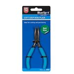 Blue Spot 08505 Dipped Handle Mini Bent Nose Plier - Blue