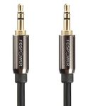 Audio Cable (3.0M/10FT), FosPower 3.5mm Stereo Jack [24K Gold Plated | Step Down Design] Auxiliary Aux Audio Cable Cord for Headphones, iPods, iPhones, iPads, Home / Car Stereos and More