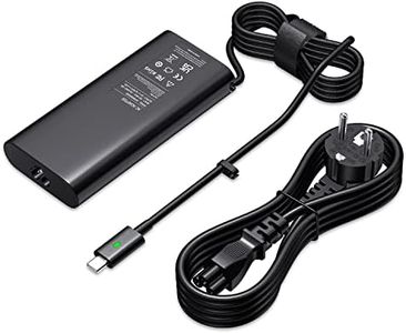 Cargador DELL Portátil USB C Alimentación 130W Adaptador para DELL XPS 15 17 9500 9575 9700 9720 9520 9710 9510, Precision 5570 5560 5530 5550 3560 3550 3551, Latitude 7410 7310 7210 9410 9510 5520