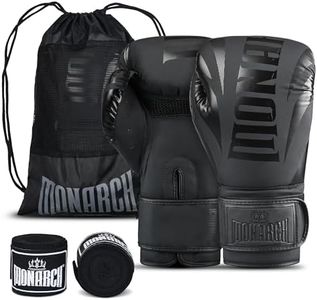 Boxing Gloves Men Women with Hand Wraps for Boxing, Muay thai, kickboxing, Punching Bag Workout traing and Sparing Gear Complete Boxing Kit, Size 8-16 OZ