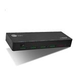 SIIG 4x4 HDMI 2.0 4K 60Hz HDR Matrix Switch with Cloud Control - YUV 4:4:4 HDCP 2.2/1.4, EDID Management, Down Scaling, with IR Remote Control RS-232 Ethernet Control