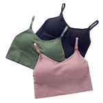 HIRRNIK Women Cotton Padded Bra Combo Bra Pack Of 3 Pis (Free Size Fit Up To (30-36), Multicolor)