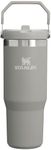 Stanley IceFlow Stainless Steel Tumbler - Vacuum Insulated Water Bottle for Home, Office or Car Reusable Cup with Straw Leak Resistant Flip Cold for 12 Hours or Iced for 2 Days, Ash, 30 oz / 0.89 L