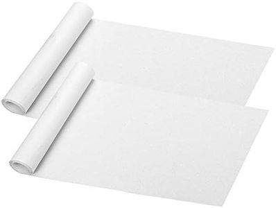 ZUEXT 9" x 33" Clear Skateboard Grip Tape Sheet 2 Pack, Bubble Free Waterproof Scooter Grip Tape, Longboard Griptape, Sandpaper for Rollerboard Stairs Pedal Wheelchair Steps (84x23cm)