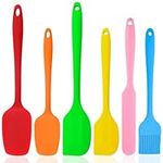 OioTuyi Silicone Spatulas Set of 6 - Durable Silicon Spatula with Stainless Steel Core, Seamless Design for Cooking and Baking