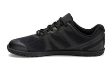 Xero Shoes HFS - Men's Lightweight Barefoot-Inspired Minimalist Road Running Fitness Shoe. Zero Drop Sneaker Black, Black, 7 Women/7 Men