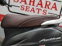 Sahara Seats Rexine Bike Seat Cover for Activa Old 3G/4G/5G/6G (Brown)