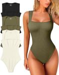 OQQ Women's 3 Piece Bodysuits Sexy 