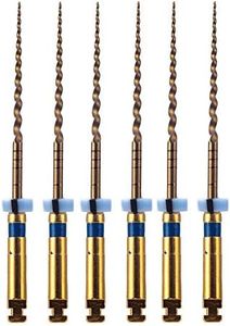 Easyinsmile X-Pro Gold Taper NITI Endo Rotary Files 6pcs Endodontic Controlled Memory Files 6Pcs