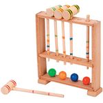 Darice Croquet Set Timeless Minis One Size Multicolor