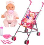 Bibi Doll Baby Doll Set With Pushch