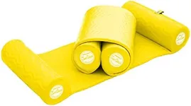 TRC Recreation Super Soft Sun Cliner Swimming Pool Float Water Hammock , Yellow
