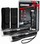 2 Bright Tactical Flashlights with 