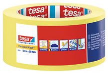 tesa 43340000400 Precision Mask Indoor Masking Tape for Painting and Decorating, Residue Free Removal, 50 m x 50 mm