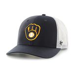 '47 MLB Trucker Snapback Adjustable Hat, Adult One Size Fits All, Navy, One Size