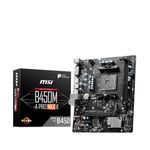 MSI B450M-A PRO MAX II Motherboard, Micro-ATX, AM4 DDR4 USB 3.2 Gen 1 HDMI